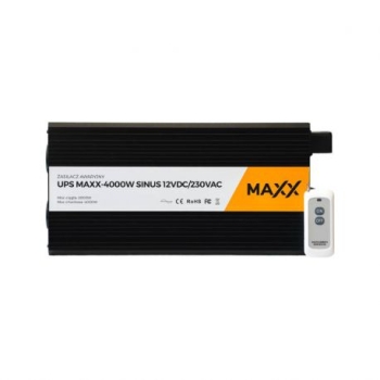 Przetwornica UPS MAXX 4000W Sinus Awaryjne zasilanie 12VDC/230VAC