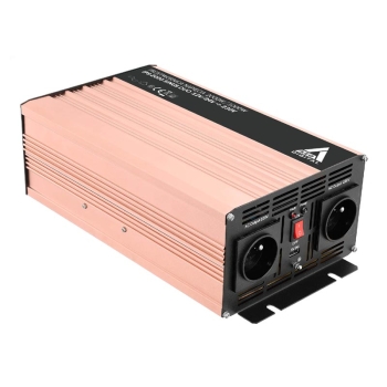 Przetwornica napięcia 12 VDC / 24 VDC / 230 VAC SINUS IPS-2000S 2000W DUO